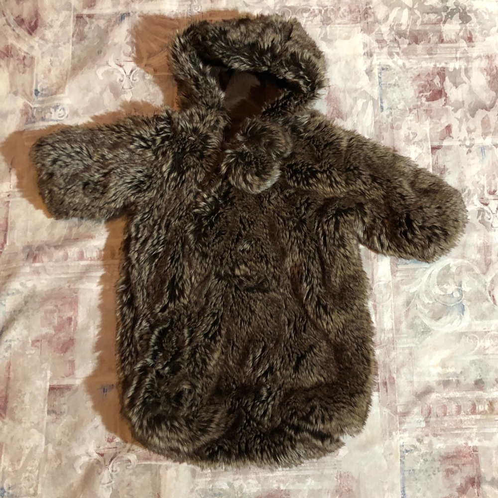 London & Cole Faux Fur Bunting Bag Coat
Car Seat  Friendly